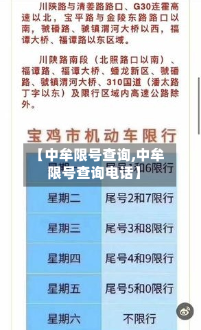 【中牟限号查询,中牟限号查询电话】-第2张图片