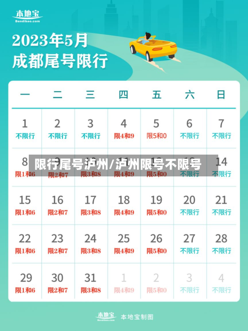 限行尾号泸州/泸州限号不限号-第2张图片