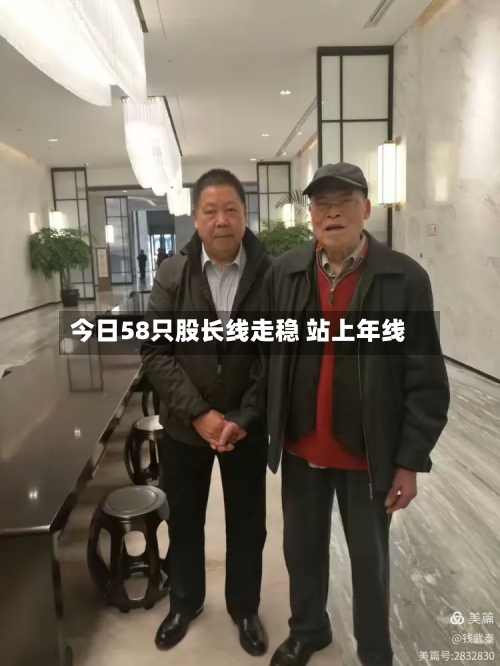 今日58只股长线走稳 站上年线
