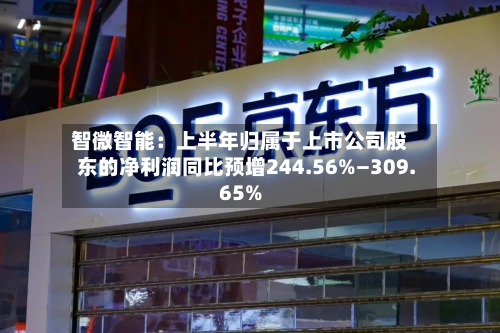智微智能:上半年归属于上市公司股东的净利润同比预增244.56%—309.65%