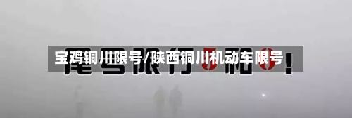 宝鸡铜川限号/陕西铜川机动车限号-第3张图片