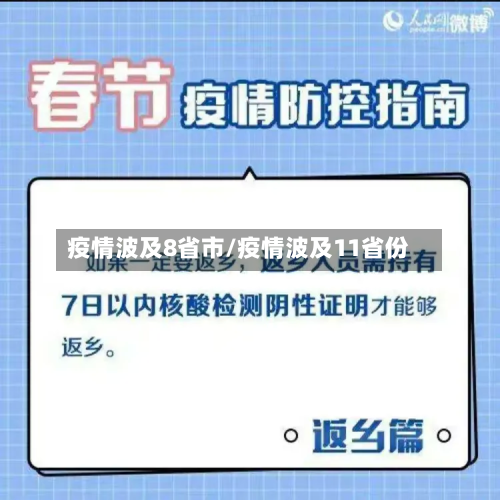 疫情波及8省市/疫情波及11省份