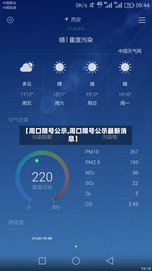 【周口限号公示,周口限号公示最新消息】-第2张图片