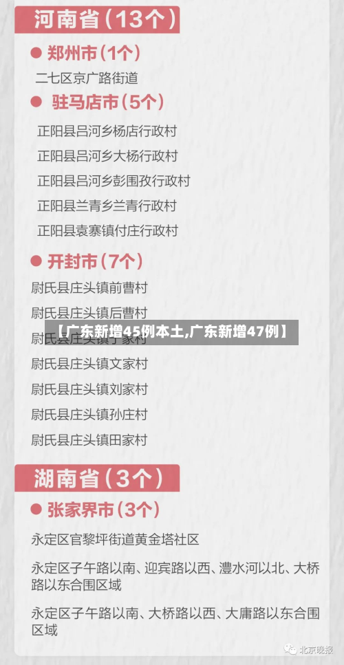 【广东新增45例本土,广东新增47例】