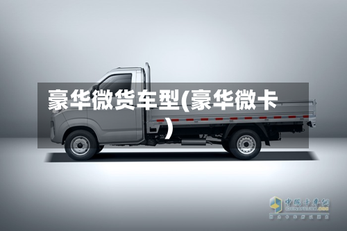 豪华微货车型(豪华微卡)-第2张图片