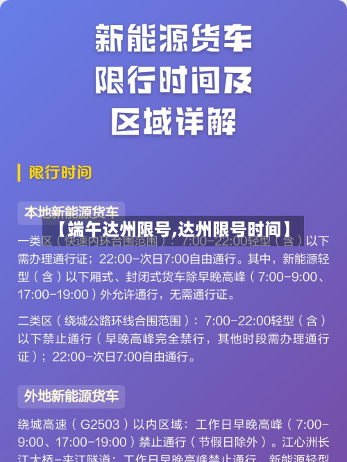 【端午达州限号,达州限号时间】