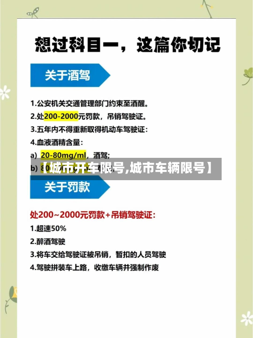 【城市开车限号,城市车辆限号】-第2张图片