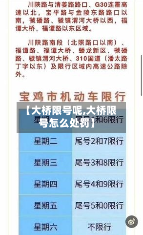 【大桥限号呢,大桥限号怎么处罚】