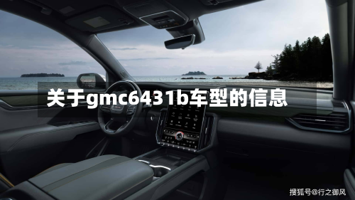 关于gmc6431b车型的信息