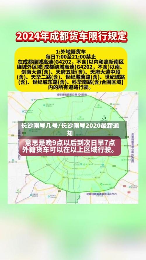 长沙限号几号/长沙限号2020最新通知