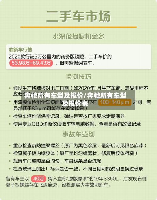 奔驰所有车型及报价/奔驰所有车型及报价表-第2张图片