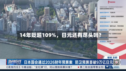 14年贬超109%，日元还有尽头吗？-第2张图片