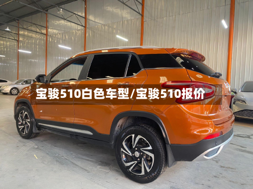 宝骏510白色车型/宝骏510报价-第3张图片