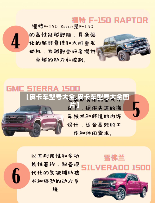 【皮卡车型号大全,皮卡车型号大全图片】