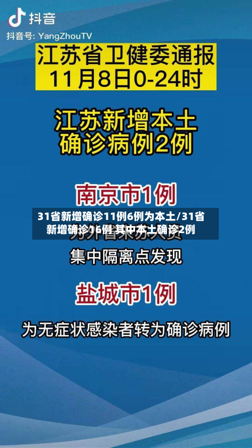 31省新增确诊11例6例为本土/31省新增确诊16例 其中本土确诊2例