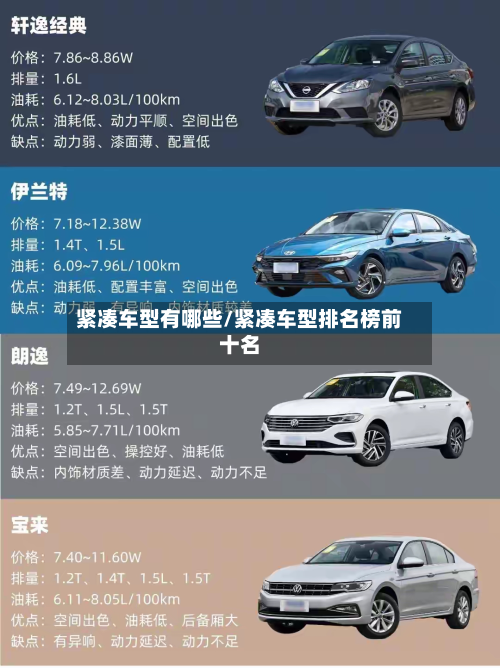 紧凑车型有哪些/紧凑车型排名榜前十名-第2张图片