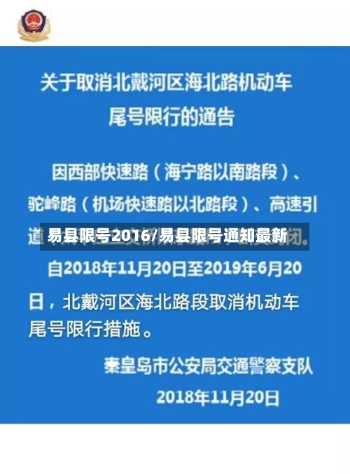 易县限号2016/易县限号通知最新-第3张图片