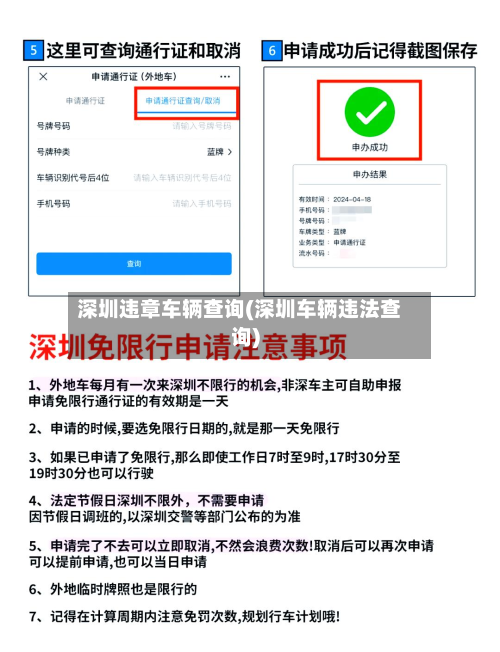 深圳违章车辆查询(深圳车辆违法查询)-第2张图片