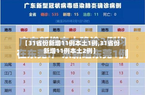 【31省份新增11例本土1例,31省份新增11例本土2例】