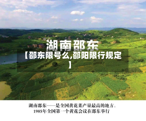 【邵东限号么,邵阳限行规定】