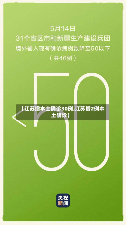 【江苏增本土确诊30例,江苏增2例本土确诊】-第1张图片