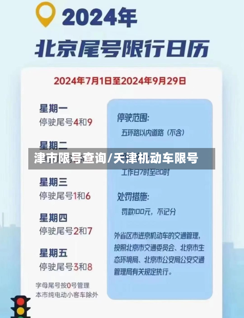 津市限号查询/夭津机动车限号