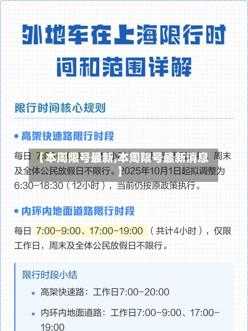 【本周限号最新,本周限号最新消息】-第3张图片