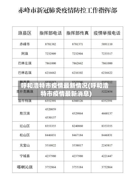 呼和浩特市疫情最新情况(呼和浩特市疫情最新消息)-第3张图片