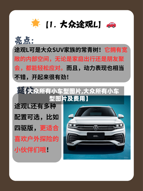 【大众所有小车型图片,大众所有小车型图片及费用】