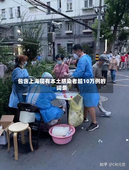 包含上海现有本土感染者超10万例的词条