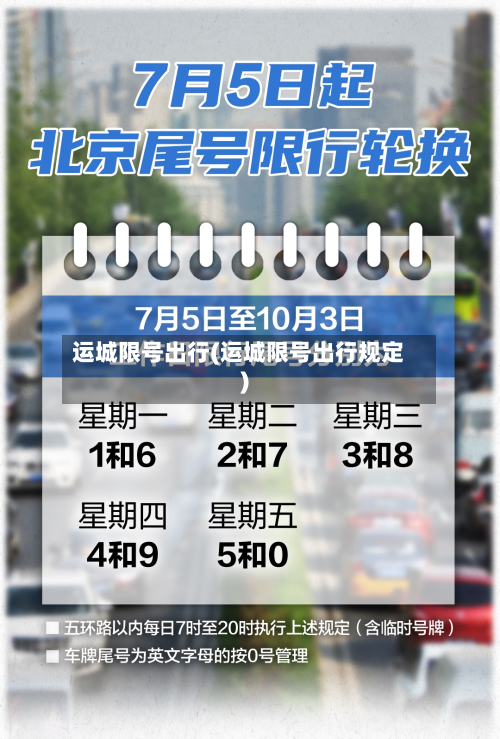 运城限号出行(运城限号出行规定)-第3张图片