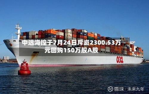 中远海控于7月24日斥资2300.53万元回购150万股A股-第1张图片