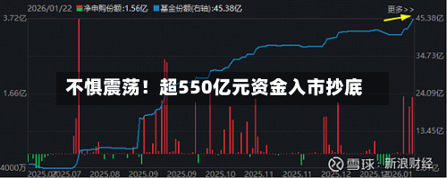 不惧震荡！超550亿元资金入市抄底