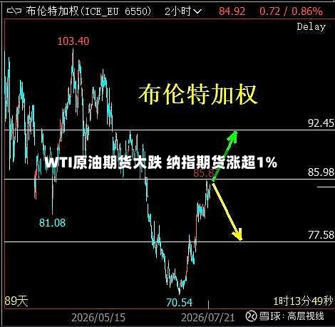 WTI原油期货大跌 纳指期货涨超1%-第1张图片